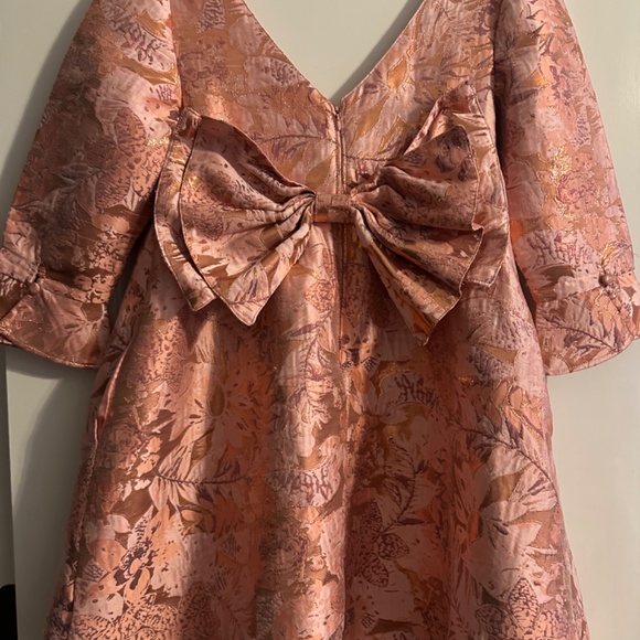 Anthropologie Eva Franco Baby Doll Bow Dress NWOT - Picture 8 of 15